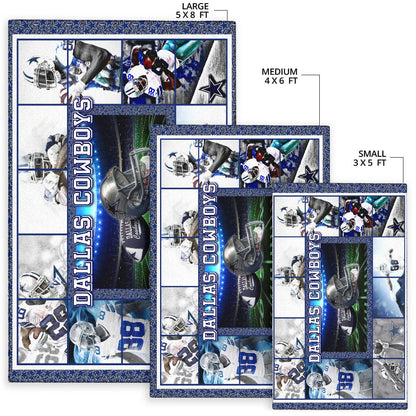 Dallas Players Cowboys Area Rug American Football Home Decor Custom For Fans