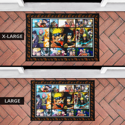 Team 7 Naruto Door Mat Anime Home Decor Custom For Fans
