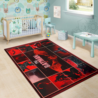 The Bat Man Area Rug Movie Home Decor Custom For Fans NT030101