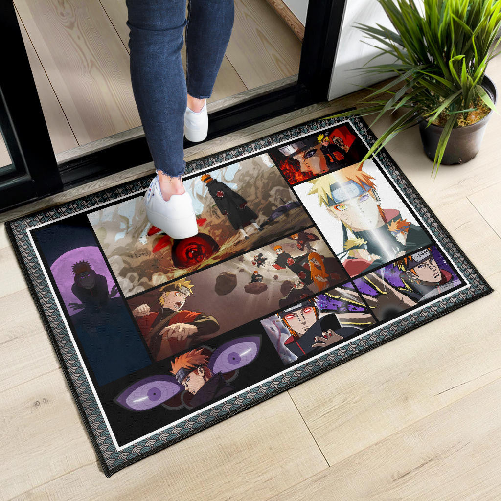 Pain Akatsuki Vs Naruto Door Mat Anime Home Decor Custom For Fans NA030204