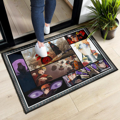 Pain Akatsuki Vs Naruto Door Mat Anime Home Decor Custom For Fans NA030204
