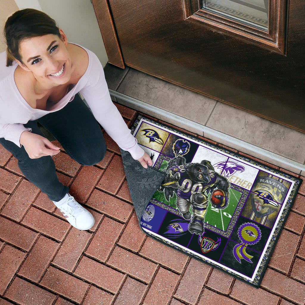 Baltimore Players Ravens Door Mat American Football Home Decor Custom For Fans