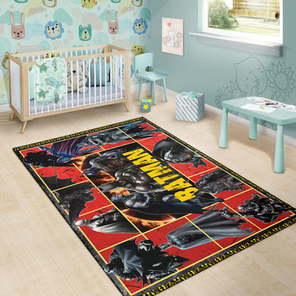 The Bat Man Area Rug Movie Home Decor Custom For Fans NT022203