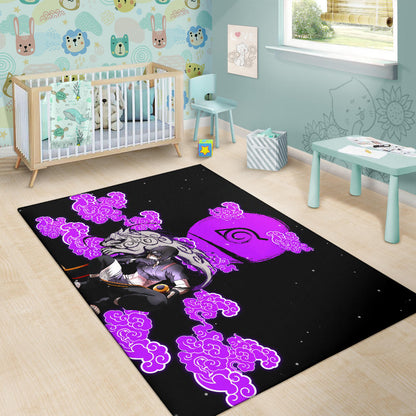 Sai Konoha Naruto Area Rug Anime Home Decor Custom For Fans NA021804