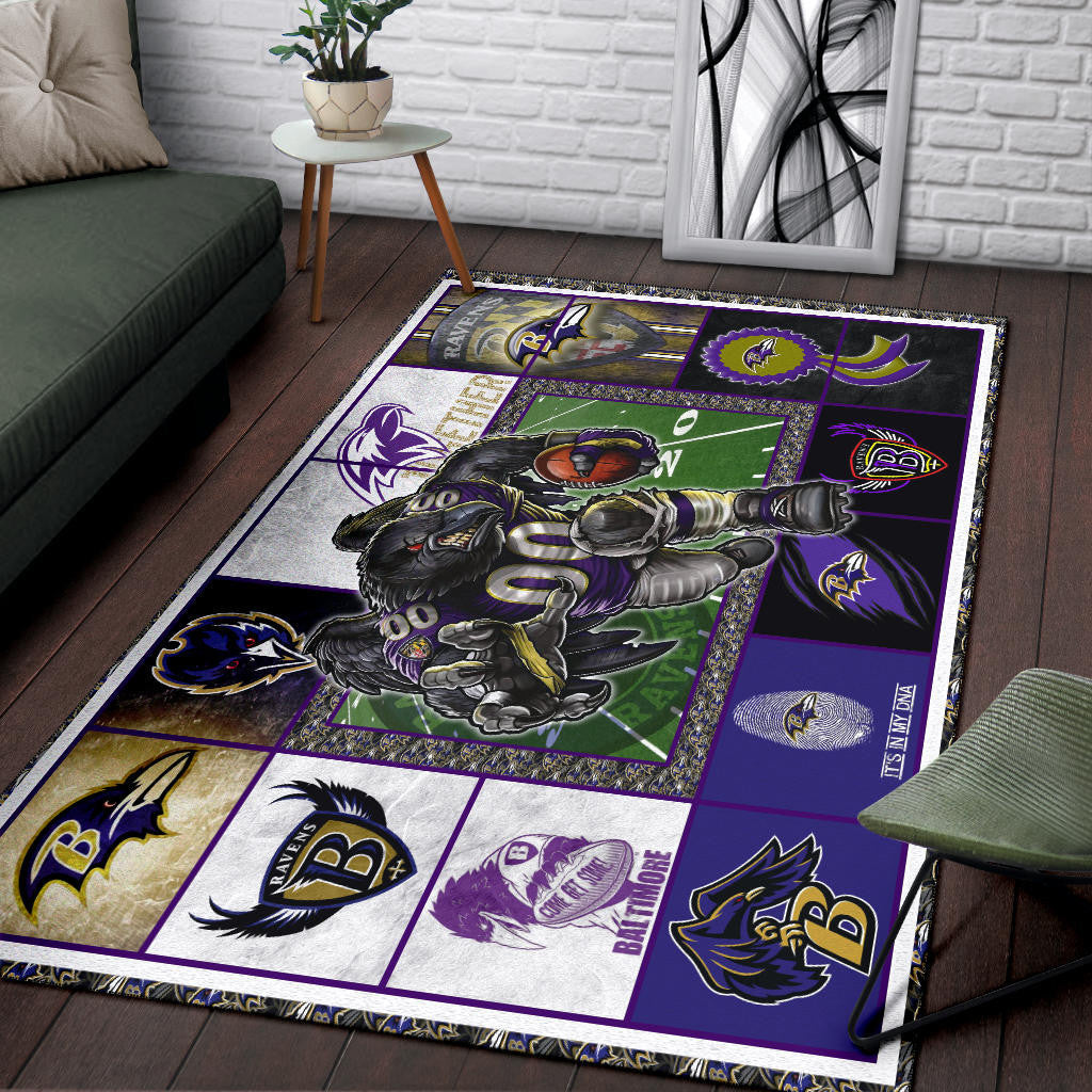 Baltimore Players Ravens Area Rug American Football Home Decor Custom For Fans