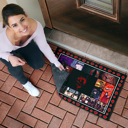 Itachi Uchiha Akatsuki Naruto Door Mat Anime Home Decor Custom For Fans