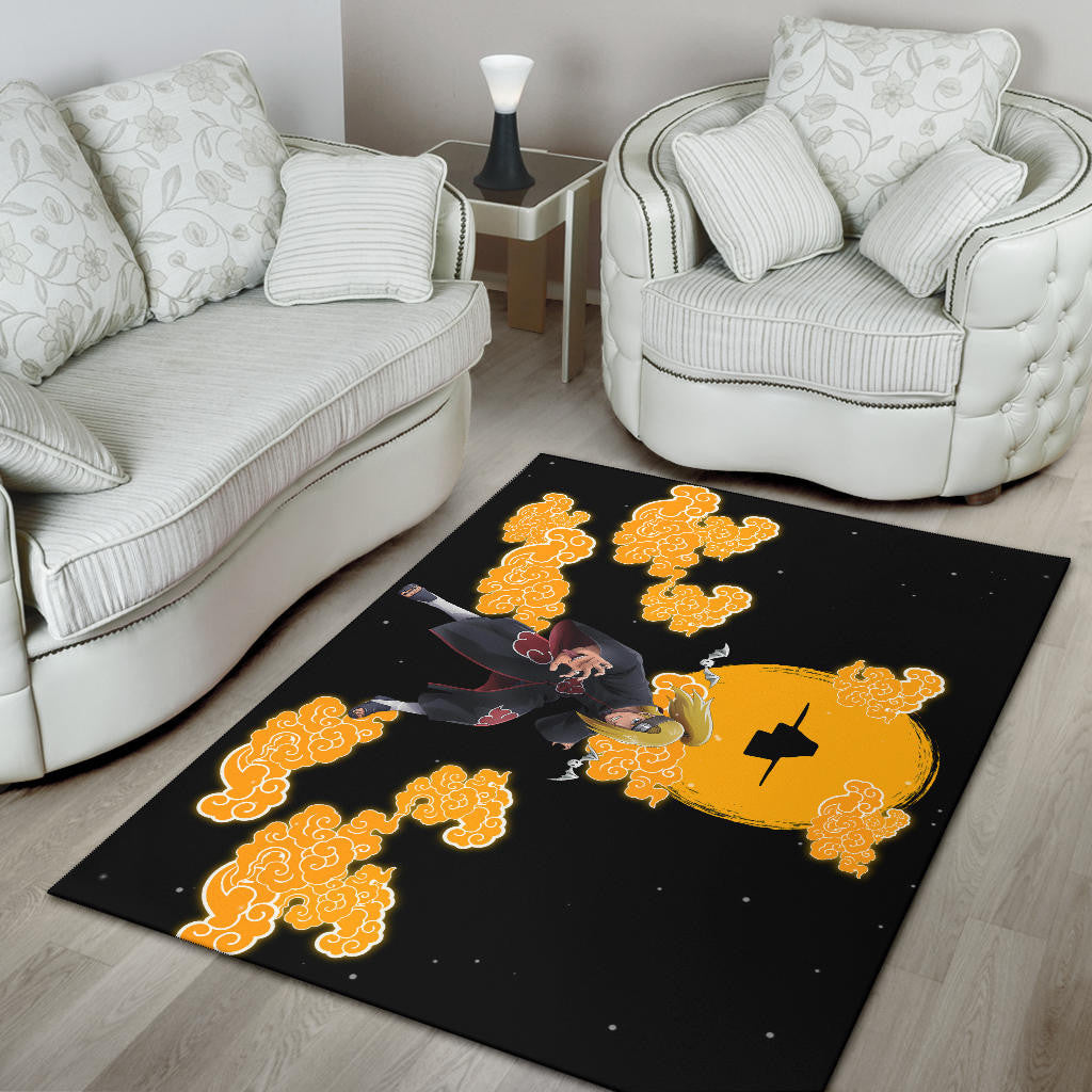 Deidara Akatsuki Naruto Area Rug Anime Home Decor Custom For Fans NA021803