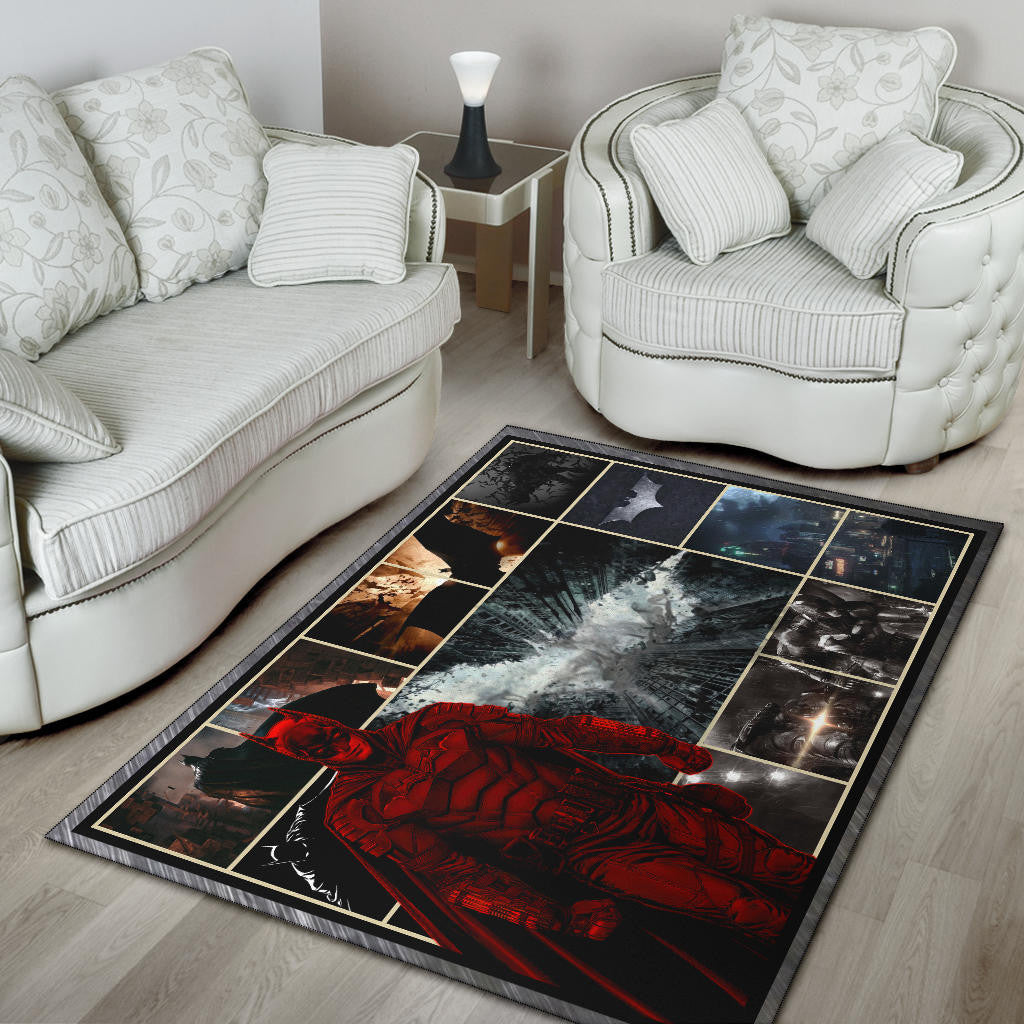The Bat Man Area Rug Movie Home Decor Custom For Fans NT022202