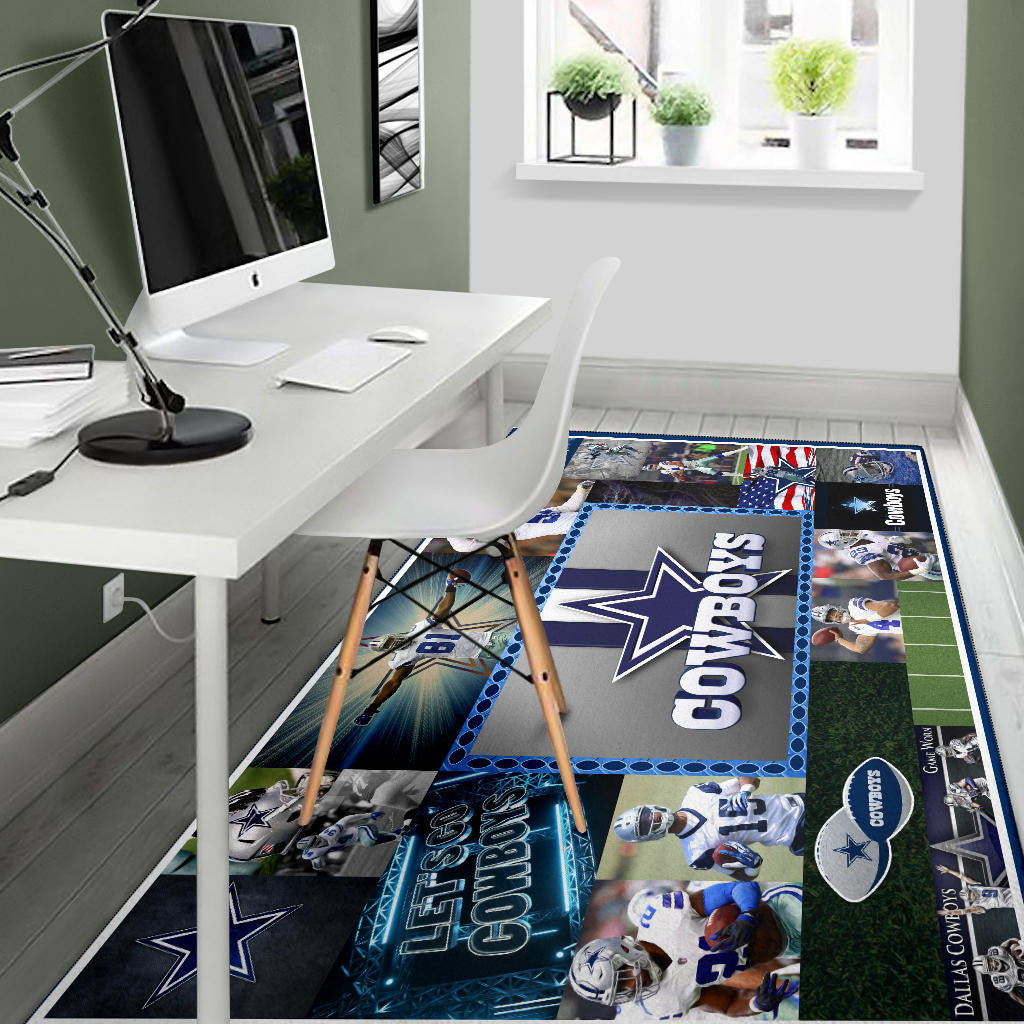 Dallas Players Cowboys Area Rug American Football Home Decor Custom For Fans