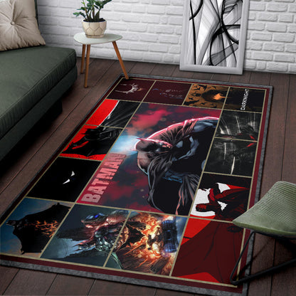 The Bat Man Area Rug Movie Home Decor Custom For Fans NT030102