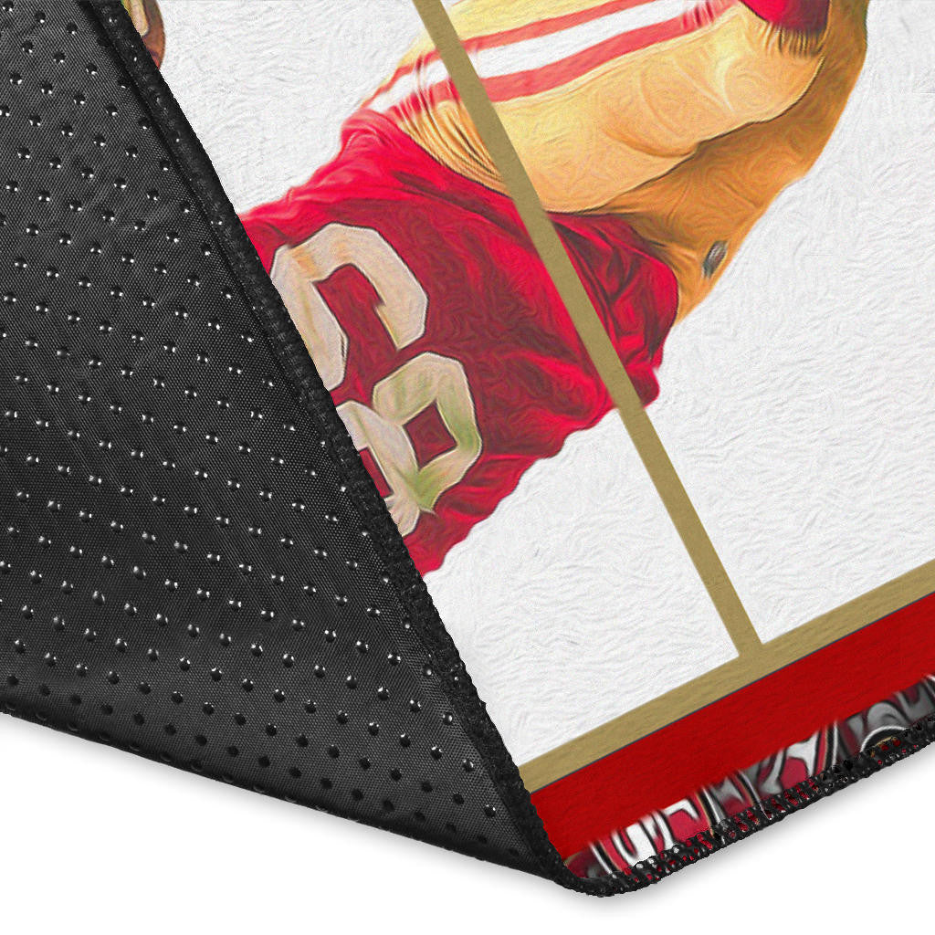 San Francisco Players 49ers Area Rug American Football Home Decor Custom For Fans