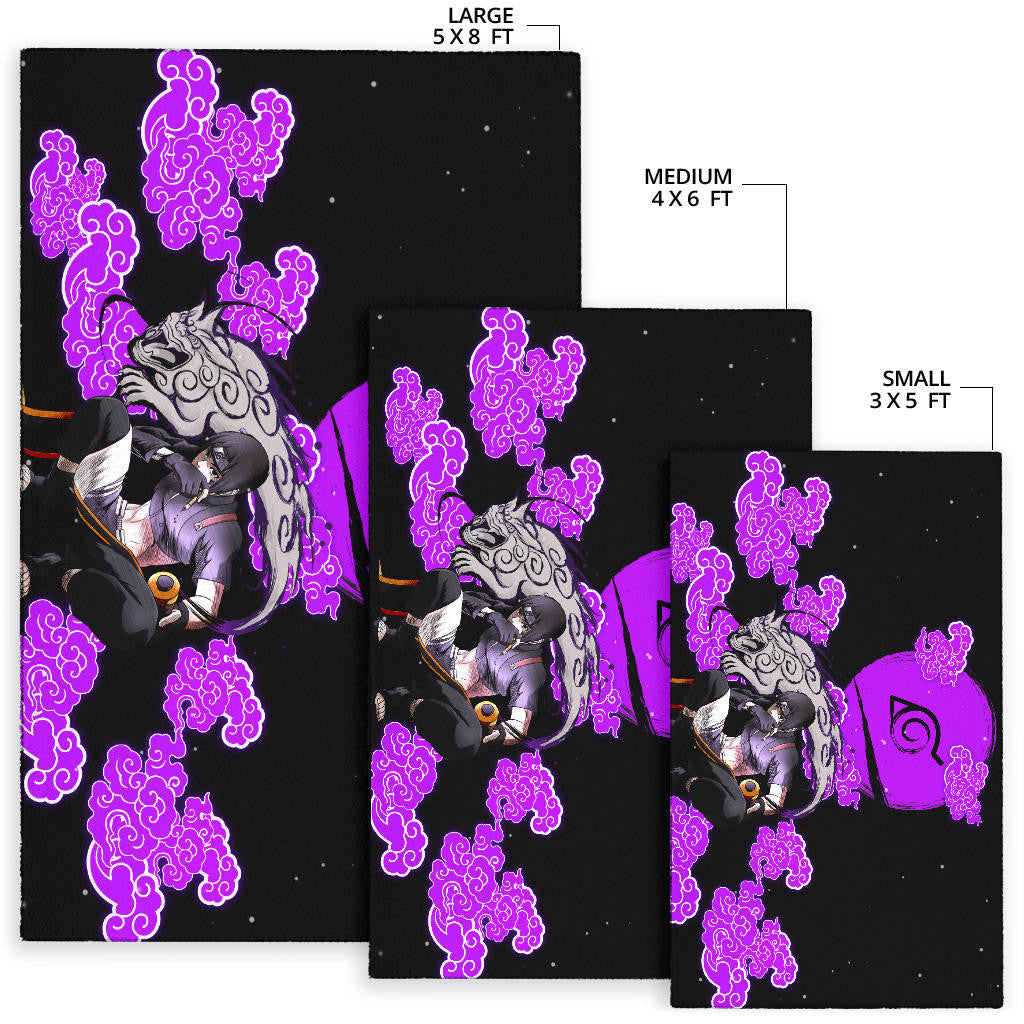 Sai Konoha Naruto Area Rug Anime Home Decor Custom For Fans NA021804