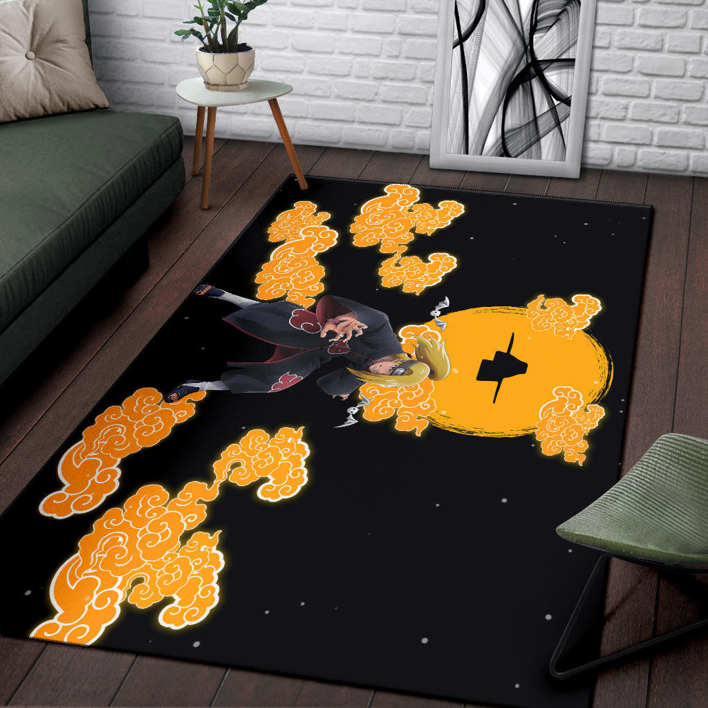 Deidara Akatsuki Naruto Area Rug Anime Home Decor Custom For Fans NA021803