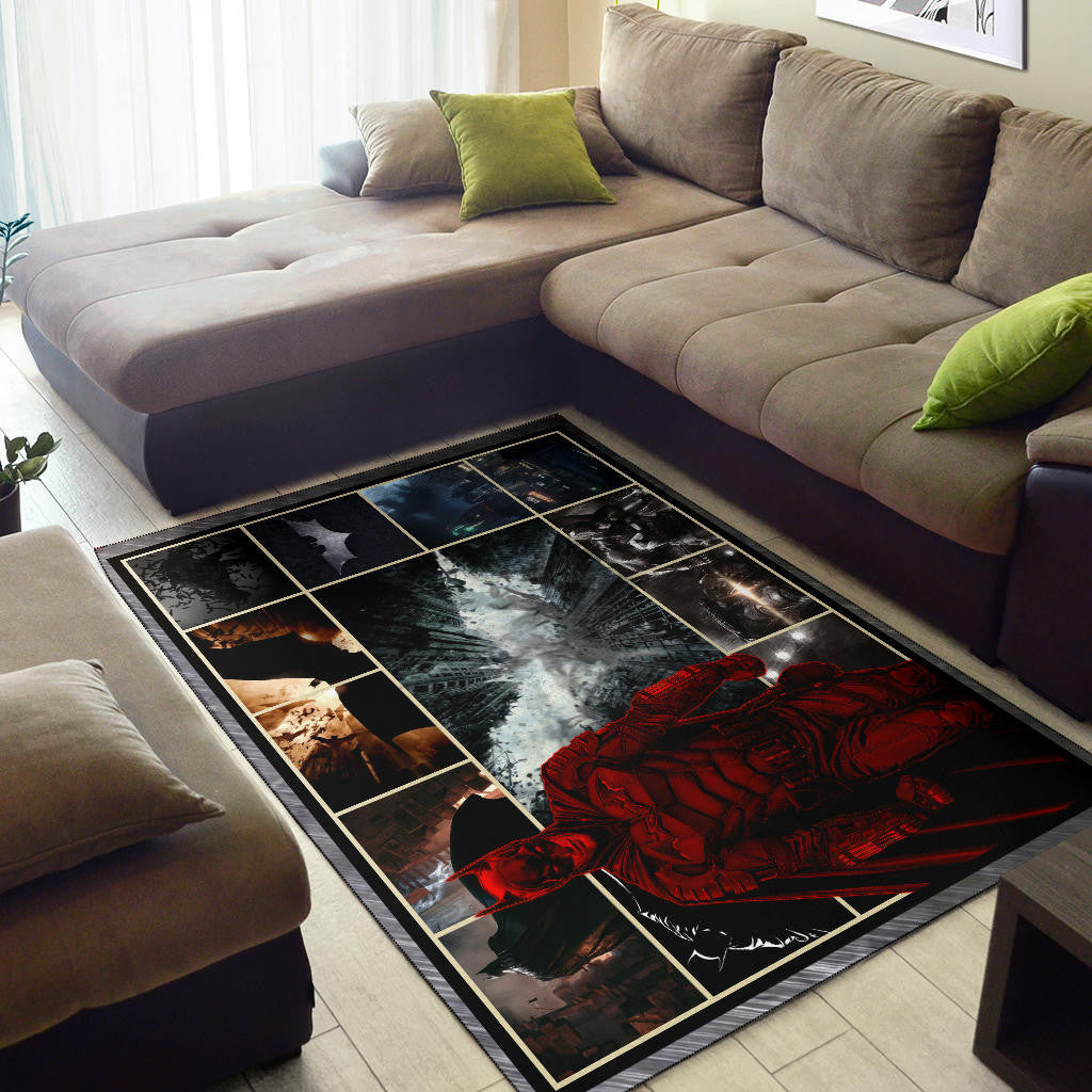 The Bat Man Area Rug Movie Home Decor Custom For Fans NT022202