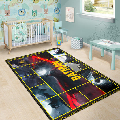 The Bat Man Area Rug Movie Home Decor Custom For Fans NT022201