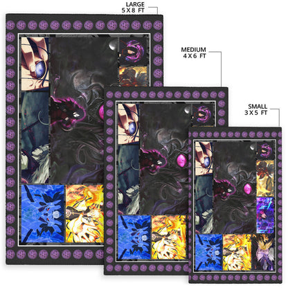Madara Uchiha Naruto Area Rug Anime Home Decor Custom For Fans NA030201