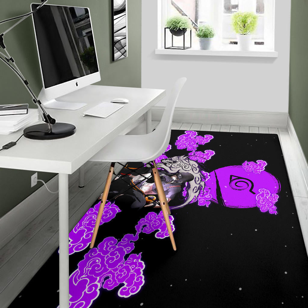 Sai Konoha Naruto Area Rug Anime Home Decor Custom For Fans NA021804
