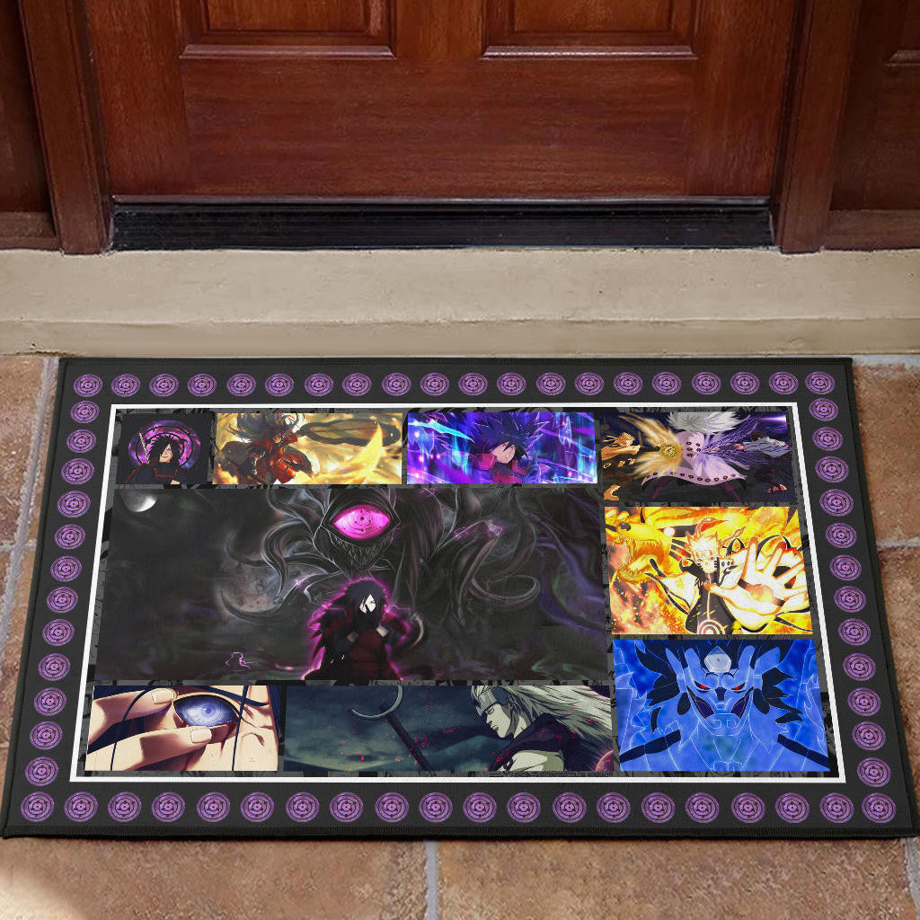 Madara Uchiha Naruto Door Mat Anime Home Decor Custom For Fans NA030201