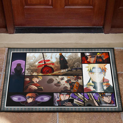 Pain Akatsuki Vs Naruto Door Mat Anime Home Decor Custom For Fans NA030204