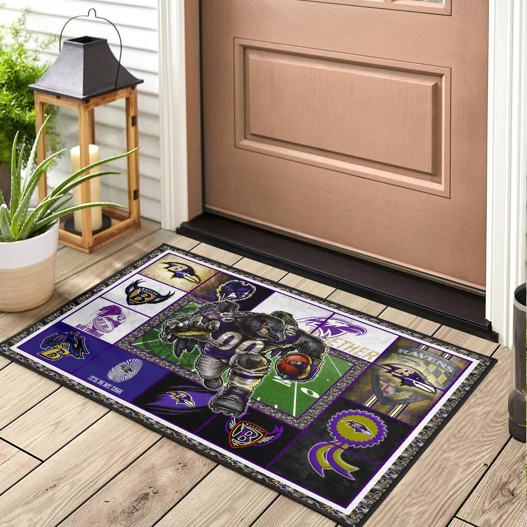 Baltimore Players Ravens Door Mat American Football Home Decor Custom For Fans