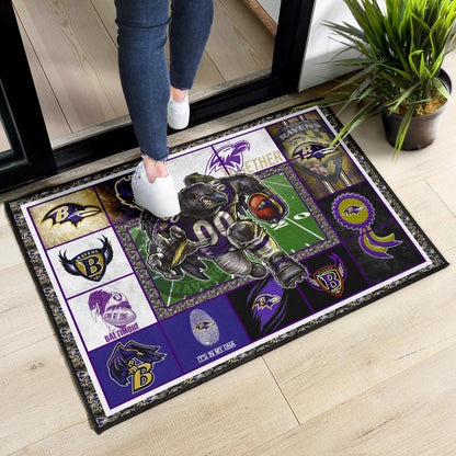 Baltimore Players Ravens Door Mat American Football Home Decor Custom For Fans
