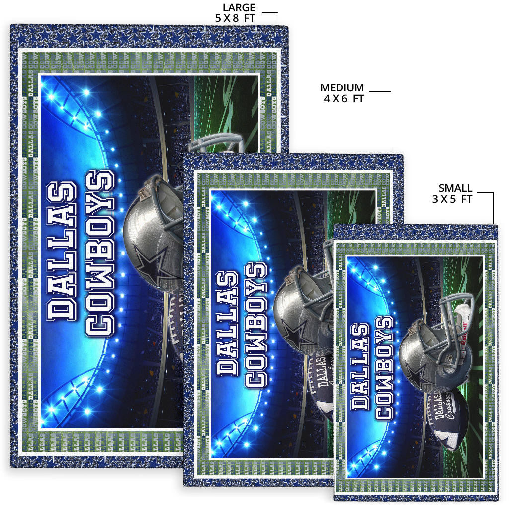 Dallas Symbol Cowboys Area Rug American Football Home Decor Custom For Fans