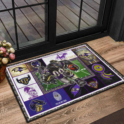Baltimore Players Ravens Door Mat American Football Home Decor Custom For Fans