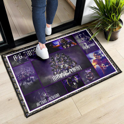 Baltimore Players Ravens Door Mat American Football Home Decor Custom For Fans