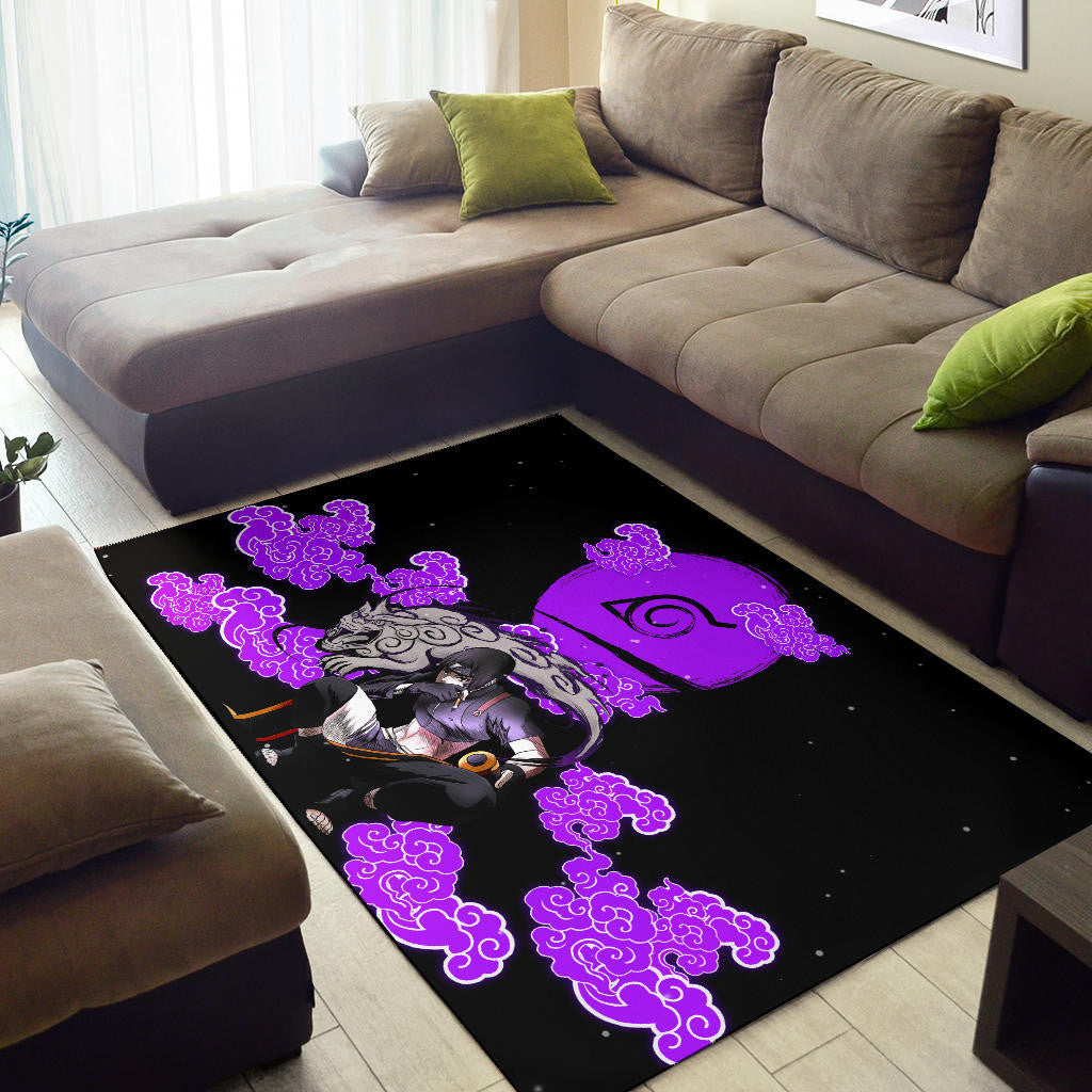 Sai Konoha Naruto Area Rug Anime Home Decor Custom For Fans NA021804