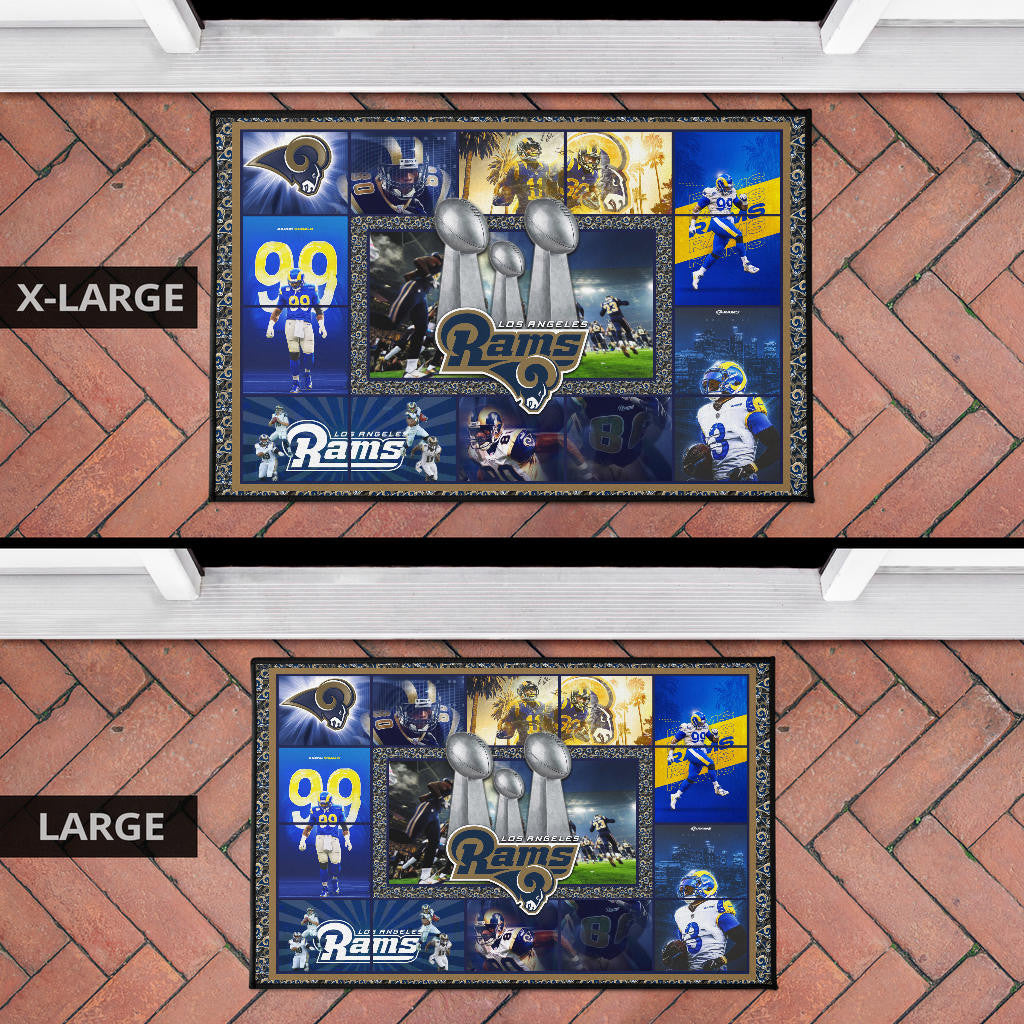 Los Angeles Players Rams Door Mat American Football Home Decor Custom For Fans