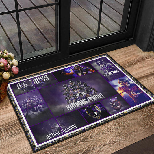 Baltimore Players Ravens Door Mat American Football Home Decor Custom For Fans