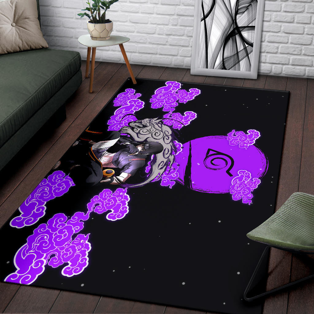 Sai Konoha Naruto Area Rug Anime Home Decor Custom For Fans NA021804