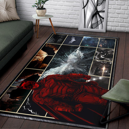 The Bat Man Area Rug Movie Home Decor Custom For Fans NT022202