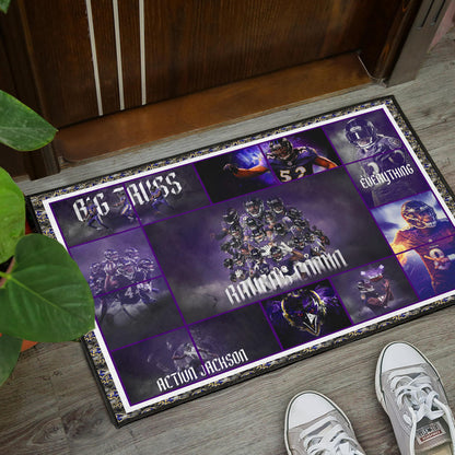 Baltimore Players Ravens Door Mat American Football Home Decor Custom For Fans