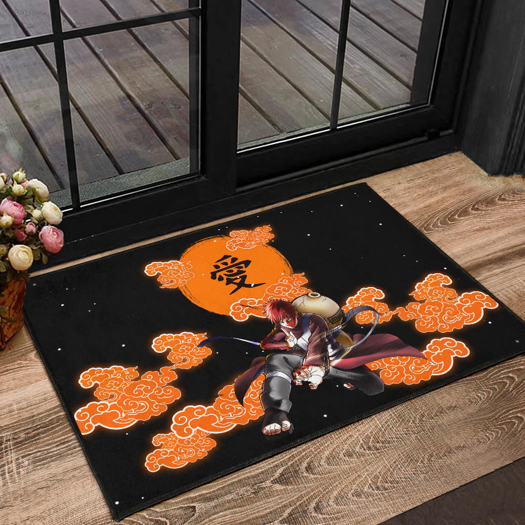 Gaara Naruto Door Mat Anime Home Decor Custom For Fans NA021805