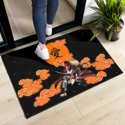 Gaara Naruto Door Mat Anime Home Decor Custom For Fans NA021805