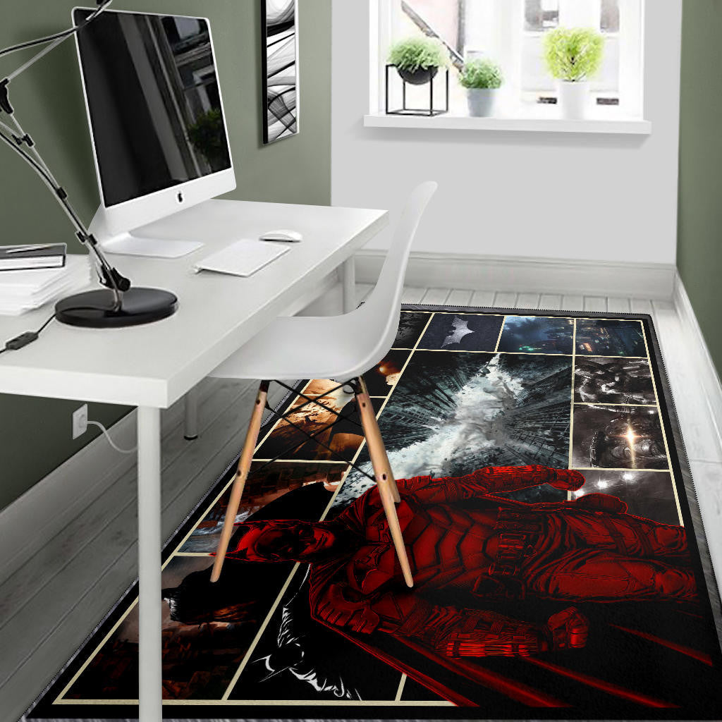 The Bat Man Area Rug Movie Home Decor Custom For Fans NT022202