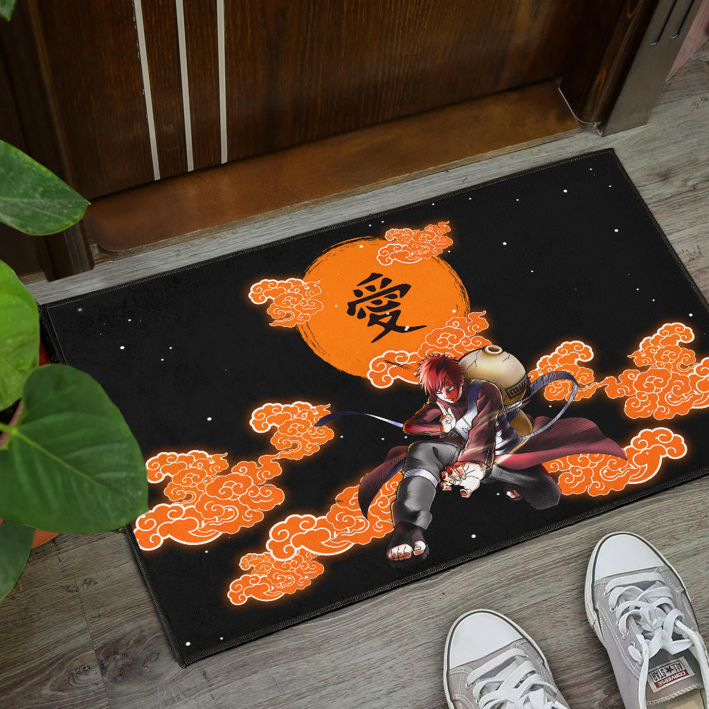 Gaara Naruto Door Mat Anime Home Decor Custom For Fans NA021805