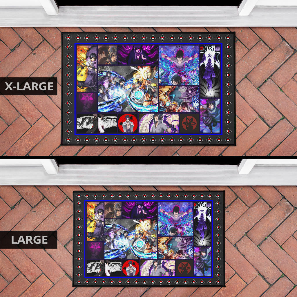 Sasuke Uchiha Naruto Door Mat Anime Home Decor Custom For Fans NA030102