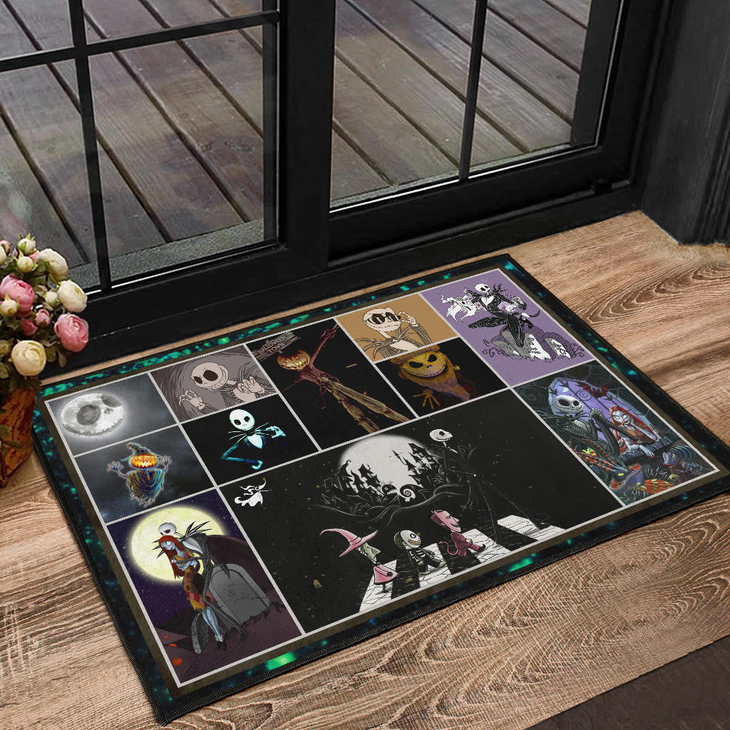 Jack Skellington The Nightmare Before Christmas Door Mat Cartoon Home Decor Custom For Fans NT033001