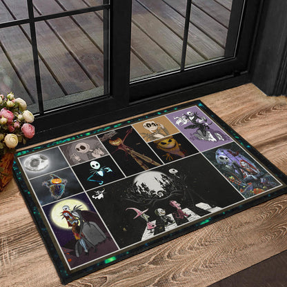 Jack Skellington The Nightmare Before Christmas Door Mat Cartoon Home Decor Custom For Fans NT033001