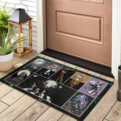 Jack Skellington The Nightmare Before Christmas Door Mat Cartoon Home Decor Custom For Fans NT033001