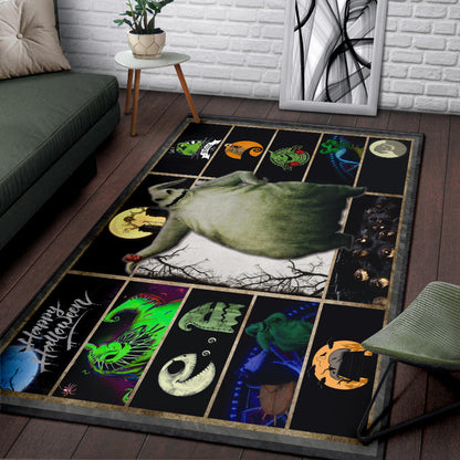 Oogie Boogie The Nightmare Before Christmas Area Rug Cartoon Home Decor Custom For Fans NT033001