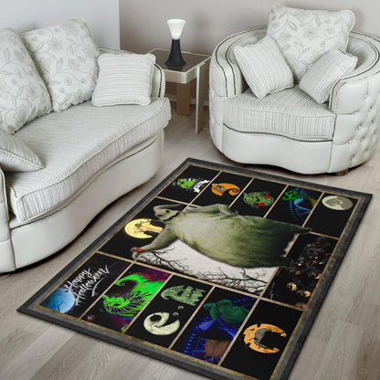 Oogie Boogie The Nightmare Before Christmas Area Rug Cartoon Home Decor Custom For Fans NT033001