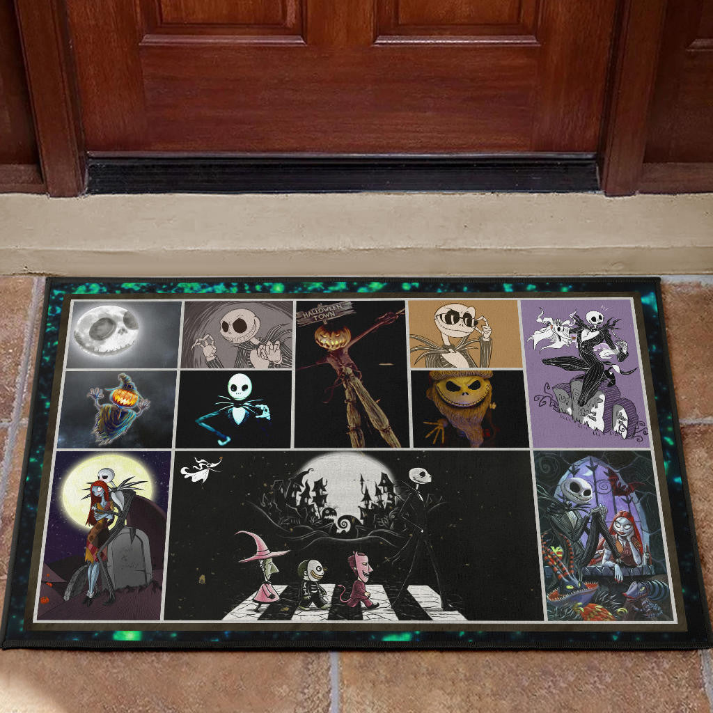 Jack Skellington The Nightmare Before Christmas Door Mat Cartoon Home Decor Custom For Fans NT033001