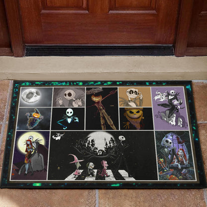 Jack Skellington The Nightmare Before Christmas Door Mat Cartoon Home Decor Custom For Fans NT033001