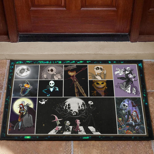Jack Skellington The Nightmare Before Christmas Door Mat Cartoon Home Decor Custom For Fans NT033001
