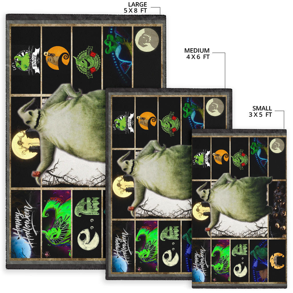 Oogie Boogie The Nightmare Before Christmas Area Rug Cartoon Home Decor Custom For Fans NT033001