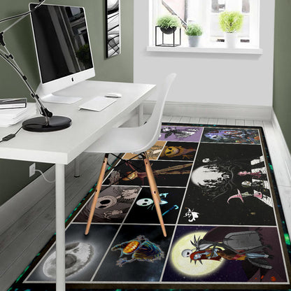 Jack Skellington The Nightmare Before Christmas Area Rug Cartoon Home Decor Custom For Fans NT033001