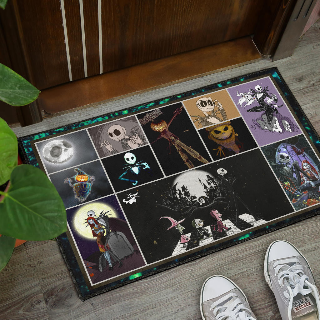 Jack Skellington The Nightmare Before Christmas Door Mat Cartoon Home Decor Custom For Fans NT033001